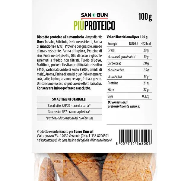 ciastka proteinowe migdałowe