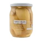 Gruszki w winie w szklanym słoiku