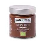 Konfitura brzoskwiniowa z kakao w szklanym słoiku