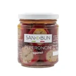 Papryczki nadziewane w szklanym słoiku