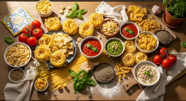 rodzaje makaronów włoskich
