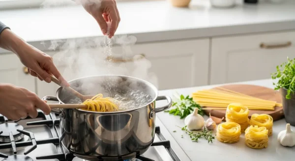 błędy przy gotowaniu makaronu