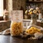 Makaron z ciecierzycy tagliatelle bezglutenowy BIO 250 g - podanie