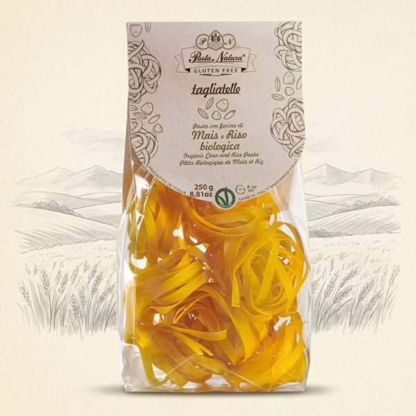 Makaron kukurydziany tagliatelle bezglutenowy BIO 250 g